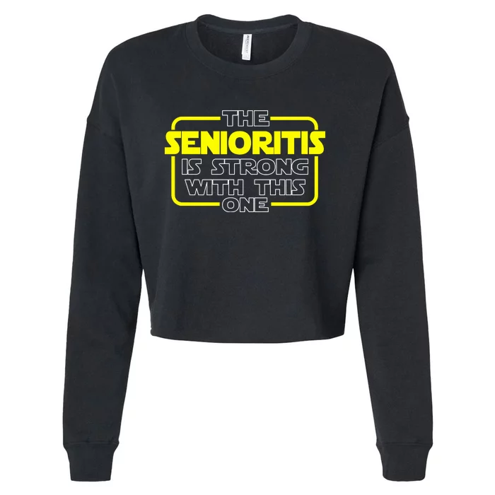 The Senioritis Is Strong With This One Cropped Pullover Crew