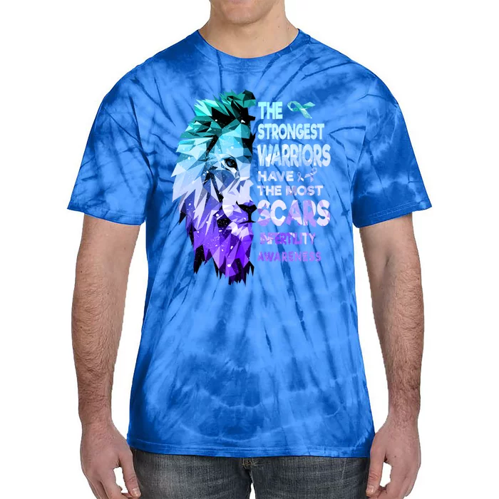 The Strongest Infertility Warriors Have The Most Scars Cute Gift Tie-Dye T-Shirt