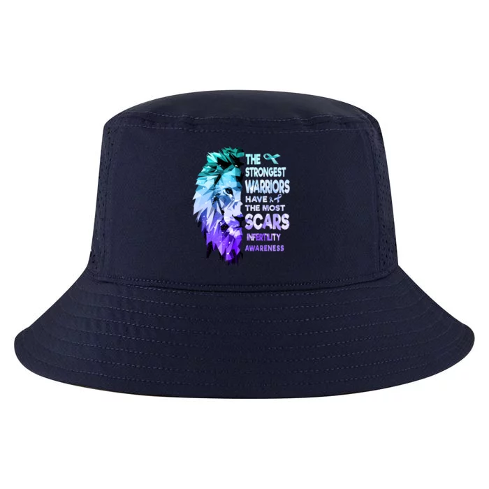 The Strongest Infertility Warriors Have The Most Scars Cute Gift Cool Comfort Performance Bucket Hat