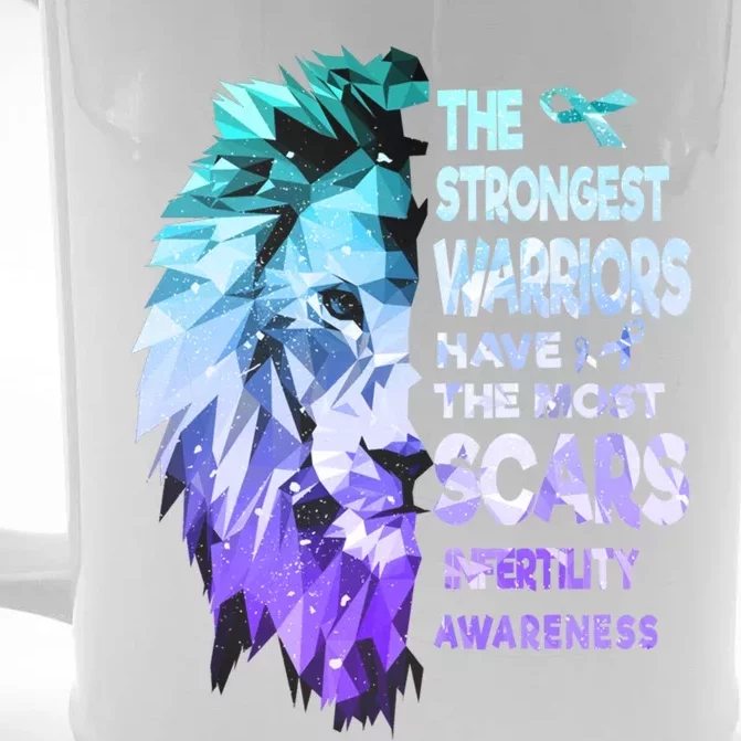 The Strongest Infertility Warriors Have The Most Scars Cute Gift Front & Back Beer Stein