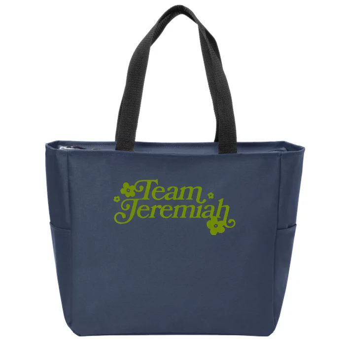 The Summer I Turned Pretty Team Jeremiah Floral Zip Tote Bag