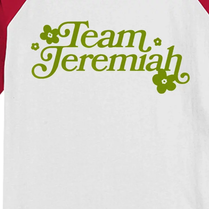 The Summer I Turned Pretty Team Jeremiah Floral Kids Colorblock Raglan Jersey