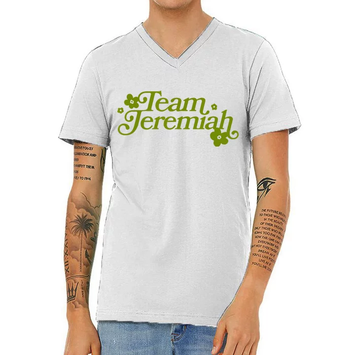 The Summer I Turned Pretty Team Jeremiah Floral V-Neck T-Shirt