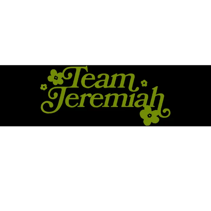 The Summer I Turned Pretty Team Jeremiah Floral Bumper Sticker