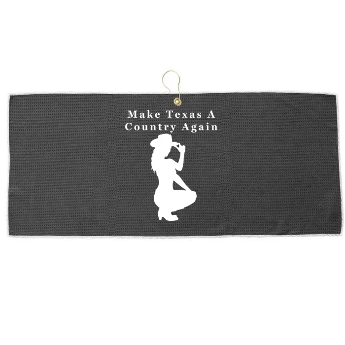 Texas Secession Independence Large Microfiber Waffle Golf Towel