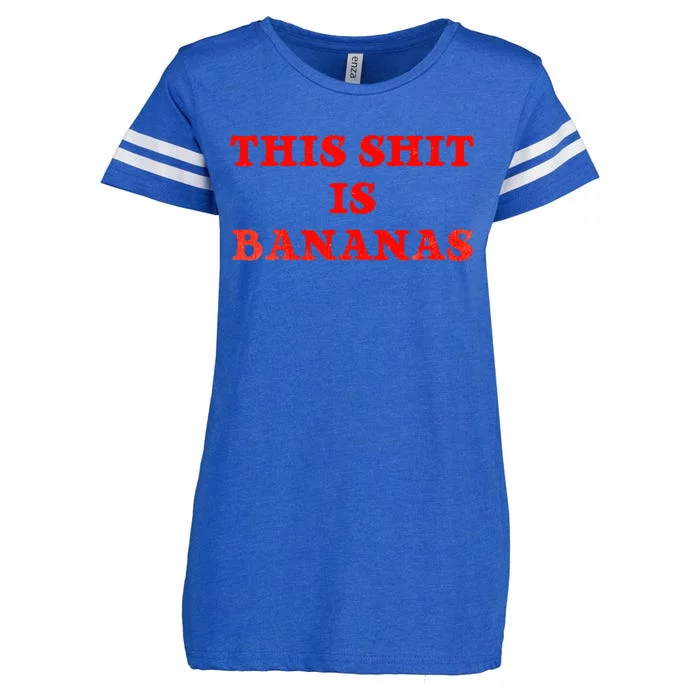 This Shit Is Bananas Retro Pop Music Enza Ladies Jersey Football T-Shirt