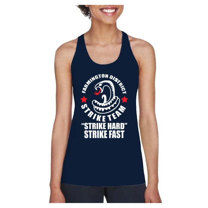 The Shield Inspired Farmington District Women's Racerback Tank