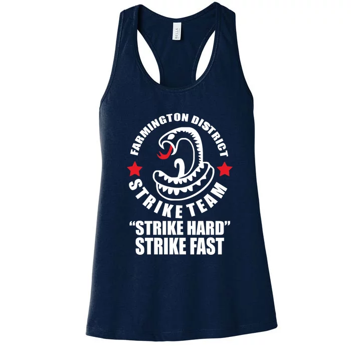 The Shield Inspired Farmington District Women's Racerback Tank