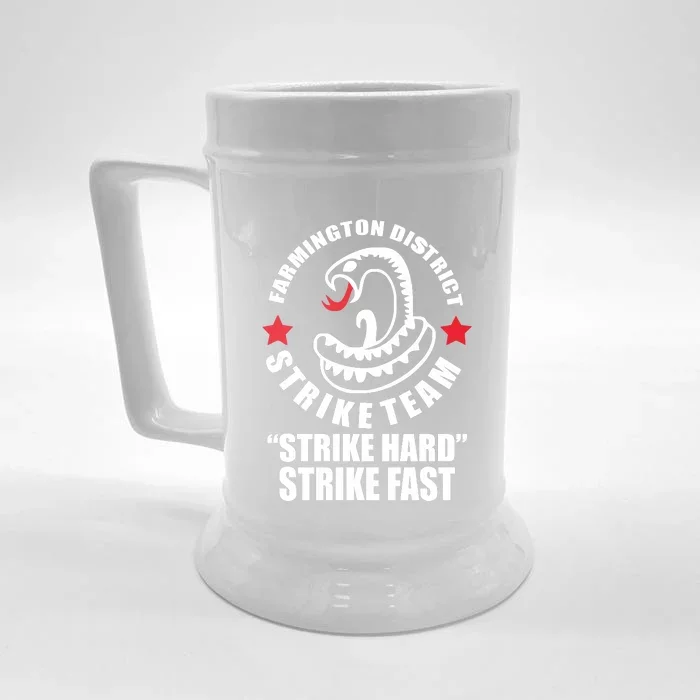 The Shield Inspired Farmington District Front & Back Beer Stein