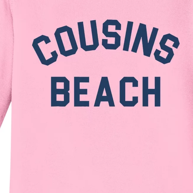 The Summer I Turned Pretty Cousins Beach Heather Gray Baby Long Sleeve Bodysuit