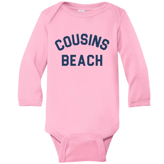 The Summer I Turned Pretty Cousins Beach Heather Gray Baby Long Sleeve Bodysuit