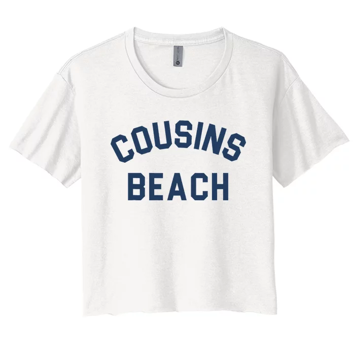 The Summer I Turned Pretty Cousins Beach Heather Gray Women's Crop Top Tee