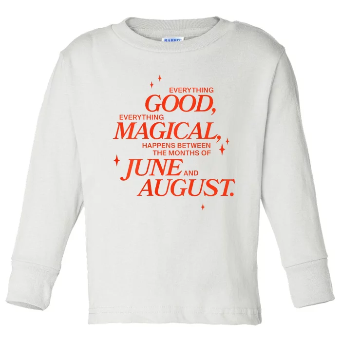 The Summer I Turned Pretty Magical Pink Toddler Long Sleeve Shirt