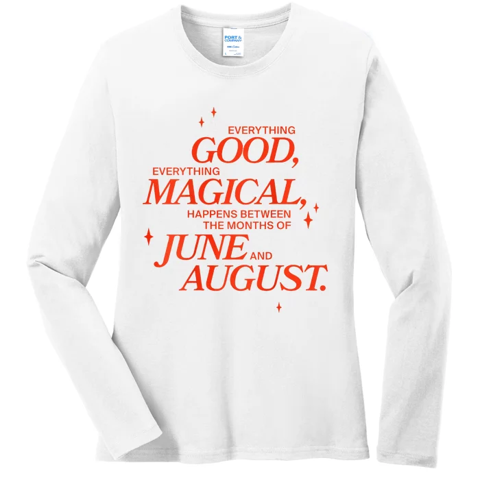 The Summer I Turned Pretty Magical Pink Ladies Long Sleeve Shirt