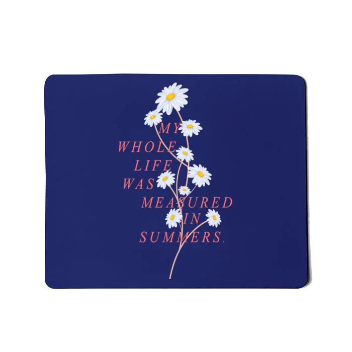 The Summer I Turned Pretty - Vertical Daisy Mousepad