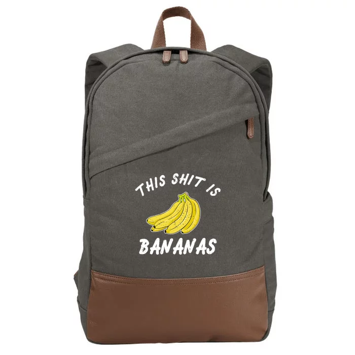 This Shit Is Bananas Cotton Canvas Backpack