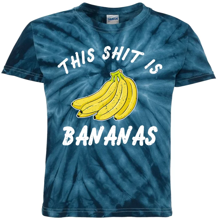 This Shit Is Bananas Kids Tie-Dye T-Shirt