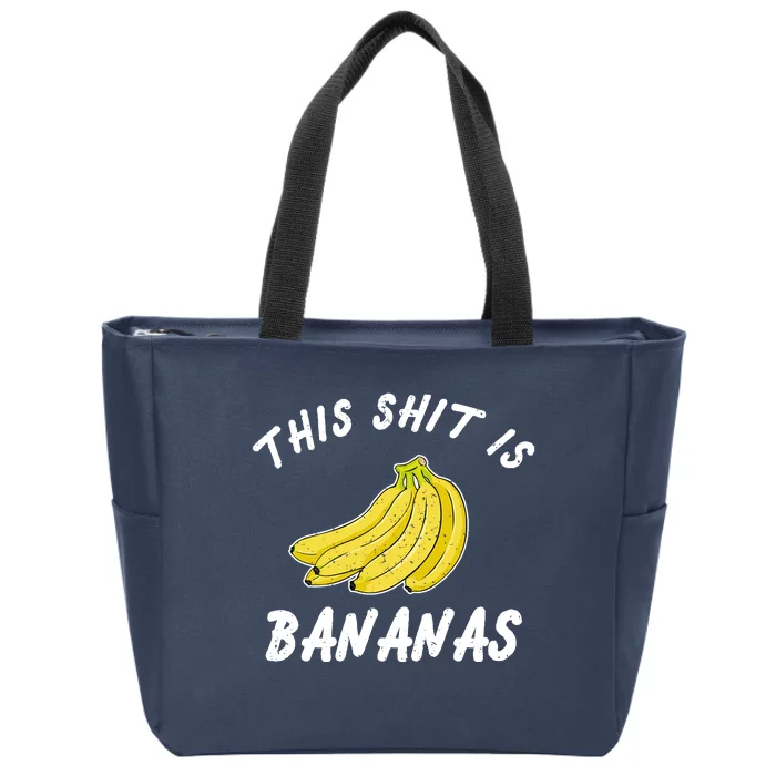 This Shit Is Bananas Zip Tote Bag