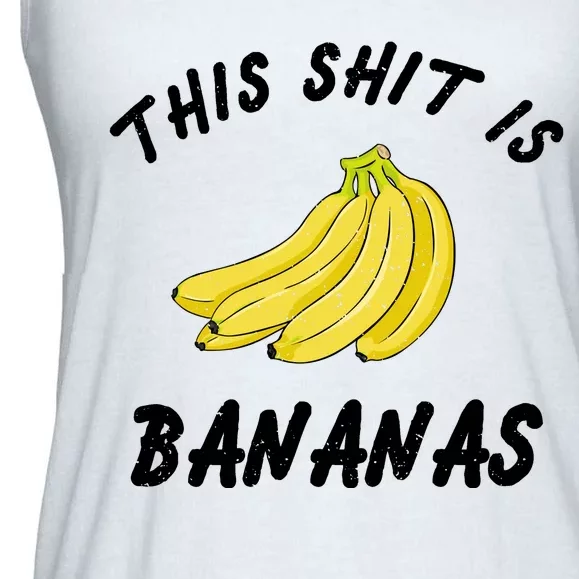 This Shit Is Bananas Ladies Essential Flowy Tank