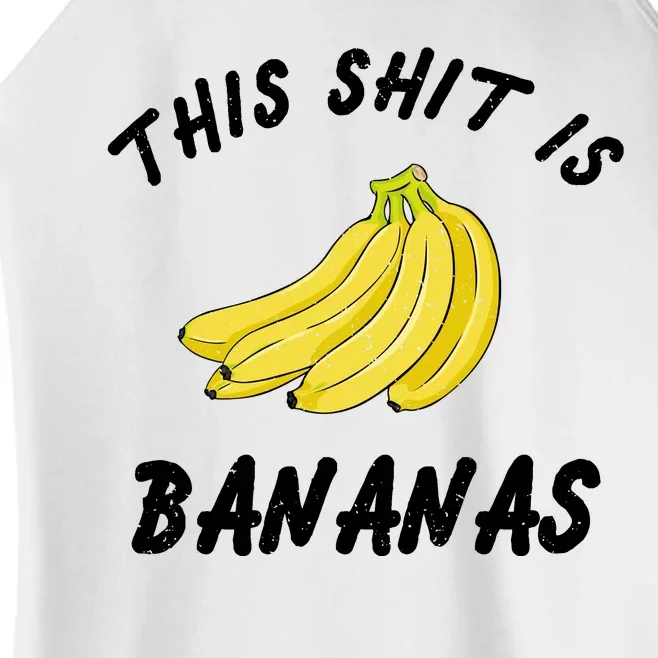 This Shit Is Bananas Women’s Perfect Tri Rocker Tank