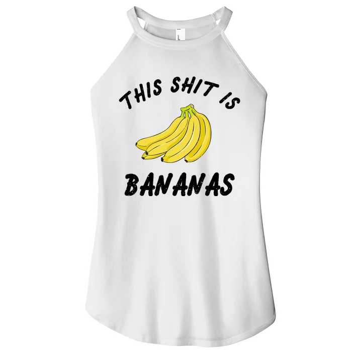 This Shit Is Bananas Women’s Perfect Tri Rocker Tank