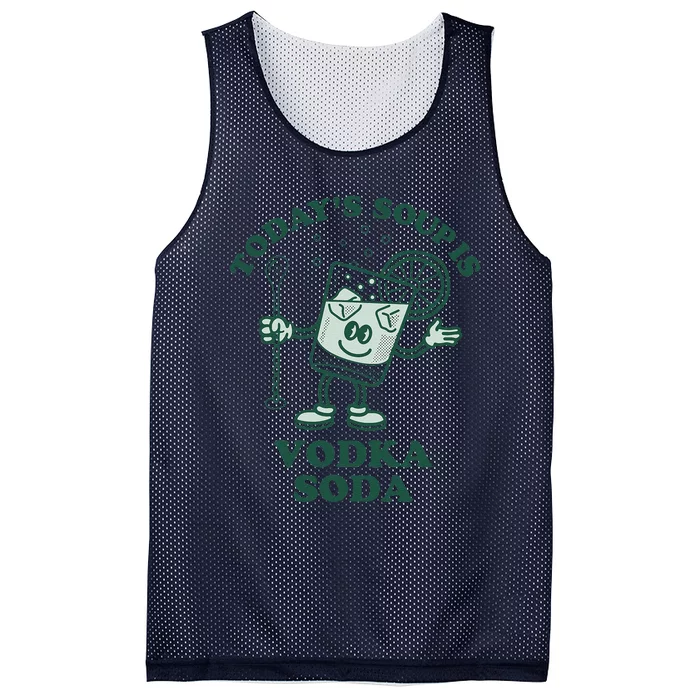 TodayS Soup Is Vodka Soda Mesh Reversible Basketball Jersey Tank