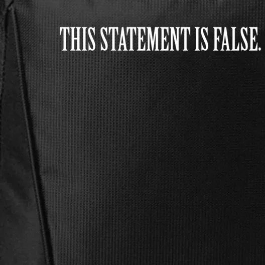 This Statet Is False Gift City Backpack