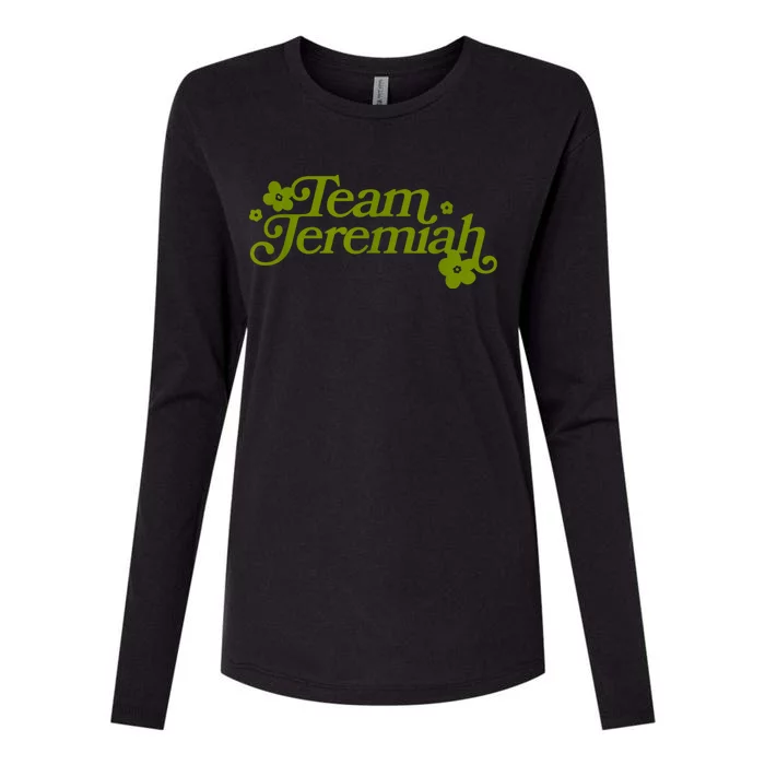 The Summer I Turned Pretty Team Jeremiah Floral Womens Cotton Relaxed Long Sleeve T-Shirt