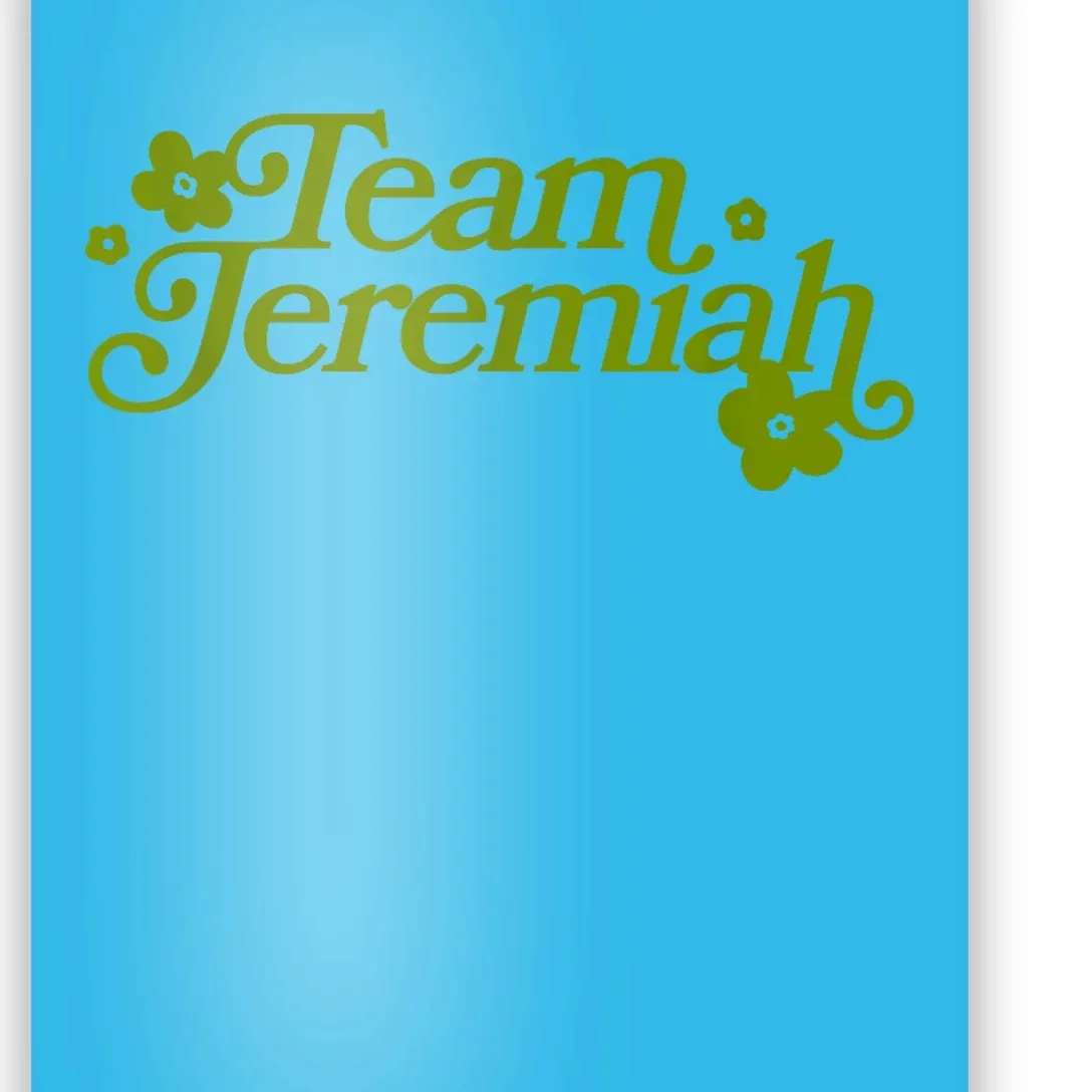 The Summer I Turned Pretty Team Jeremiah Floral Poster