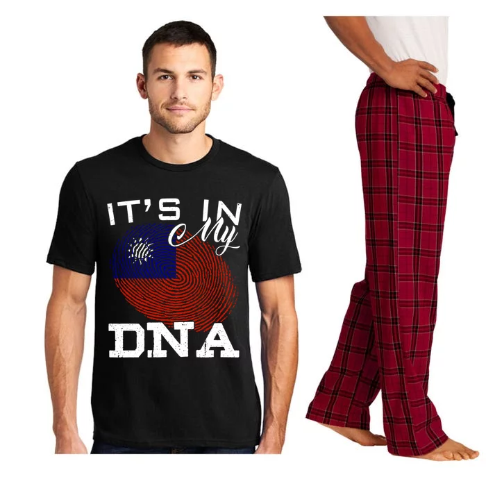 Taiwan Support Its In My Dna Taiwanese Lover Taiwan Flag Gift Pajama Set