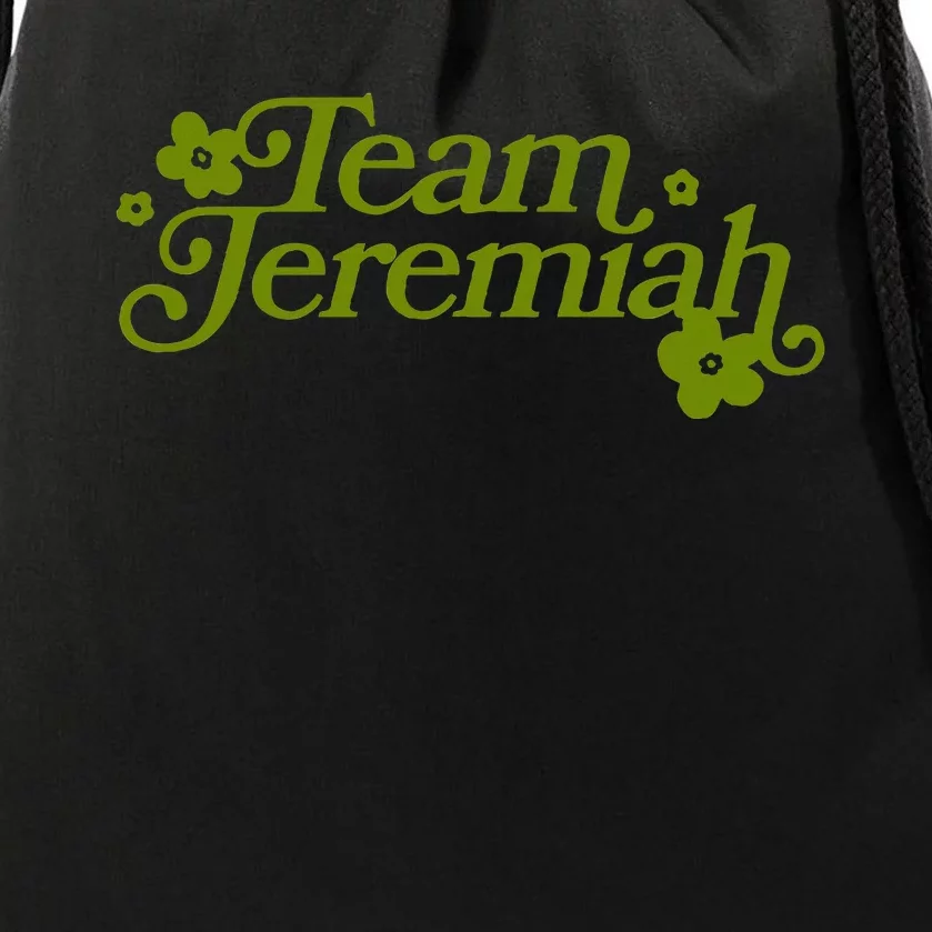 The Summer I Turned Pretty Team Jeremiah Floral Drawstring Bag