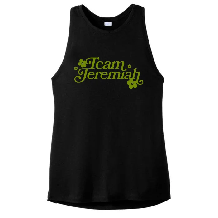 The Summer I Turned Pretty Team Jeremiah Floral Ladies Tri-Blend Wicking Tank