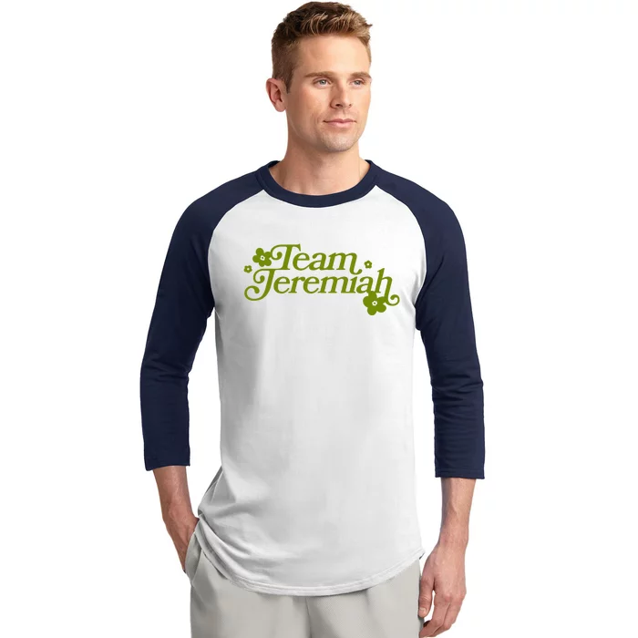 The Summer I Turned Pretty Team Jeremiah Floral Baseball Sleeve Shirt