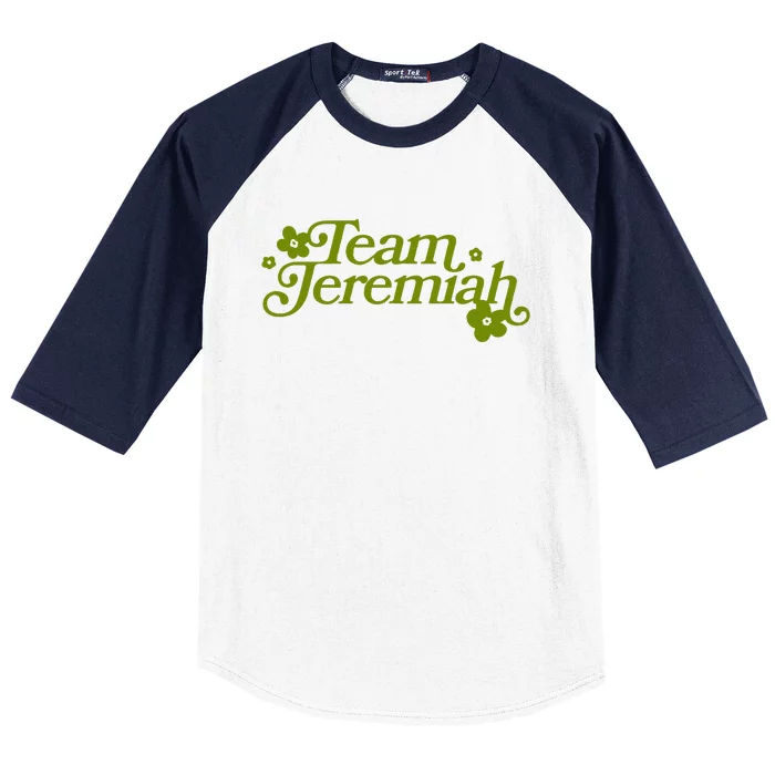 The Summer I Turned Pretty Team Jeremiah Floral Baseball Sleeve Shirt