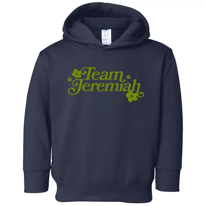 The Summer I Turned Pretty Team Jeremiah Floral Toddler Hoodie