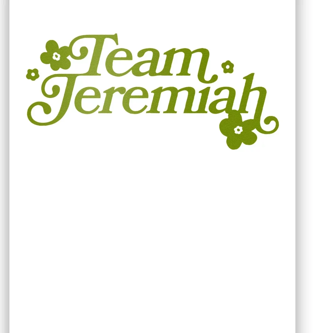 The Summer I Turned Pretty Team Jeremiah Floral Poster