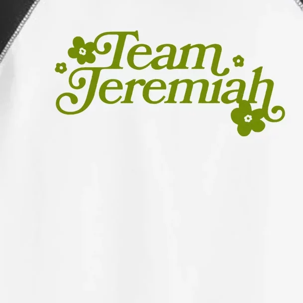 The Summer I Turned Pretty Team Jeremiah Floral Toddler Fine Jersey T-Shirt