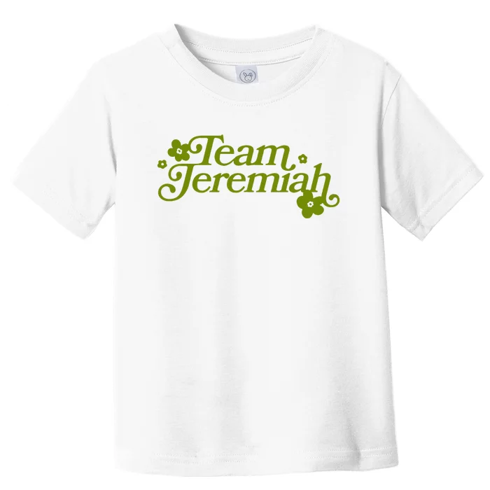 The Summer I Turned Pretty Team Jeremiah Floral Toddler T-Shirt