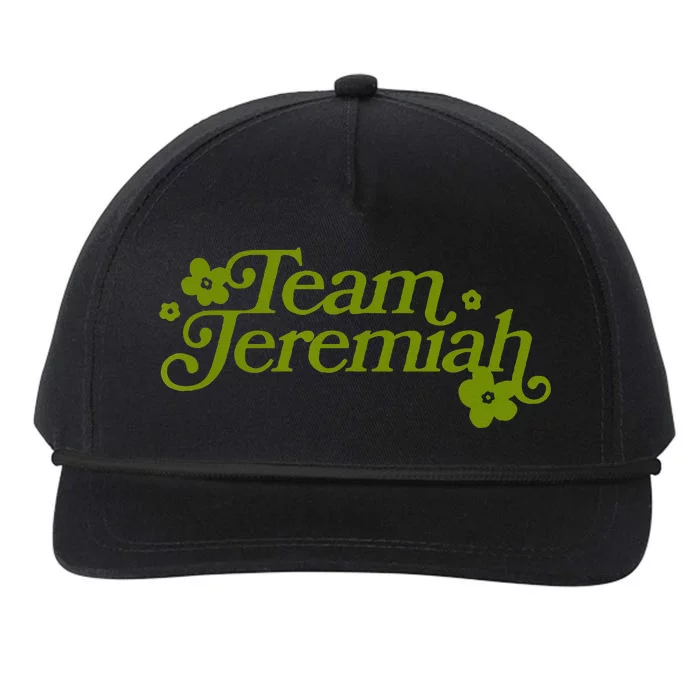 The Summer I Turned Pretty Team Jeremiah Floral Snapback Five-Panel Rope Hat