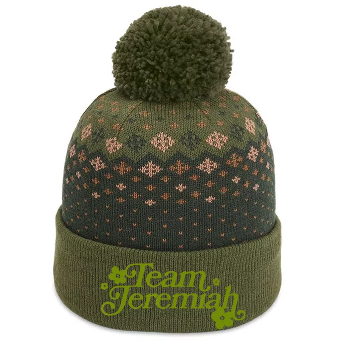 The Summer I Turned Pretty Team Jeremiah Floral The Baniff Cuffed Pom Beanie