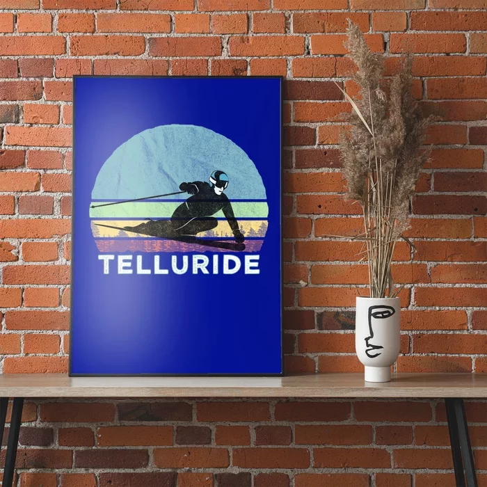 Telluride Ski Illustration / Retro Vintage Telluride Co Gift Poster