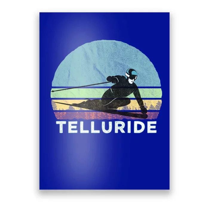 Telluride Ski Illustration / Retro Vintage Telluride Co Gift Poster