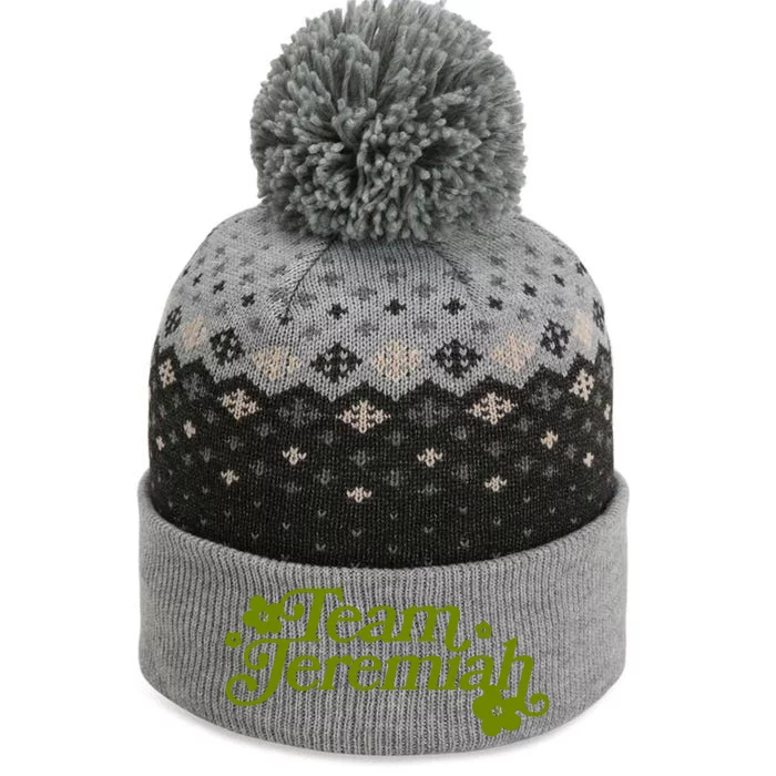 The Summer I Turned Pretty Team Jeremiah Floral The Baniff Cuffed Pom Beanie