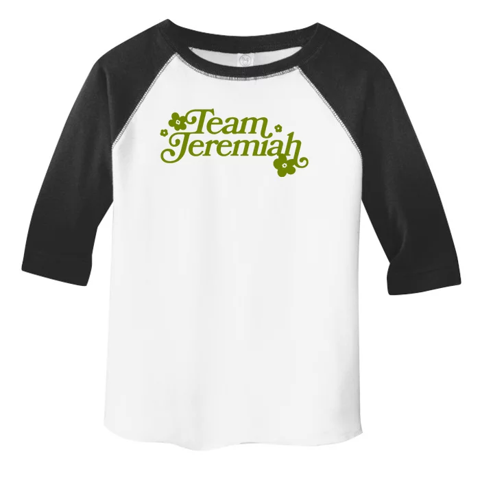 The Summer I Turned Pretty Team Jeremiah Floral Toddler Fine Jersey T-Shirt