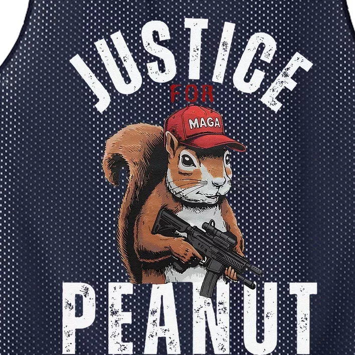 The Squirrel Justice For Peanut Mesh Reversible Basketball Jersey Tank