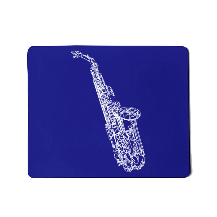 Tenor Saxophone Jazz Music Saxophonist Funny Gift Mousepad