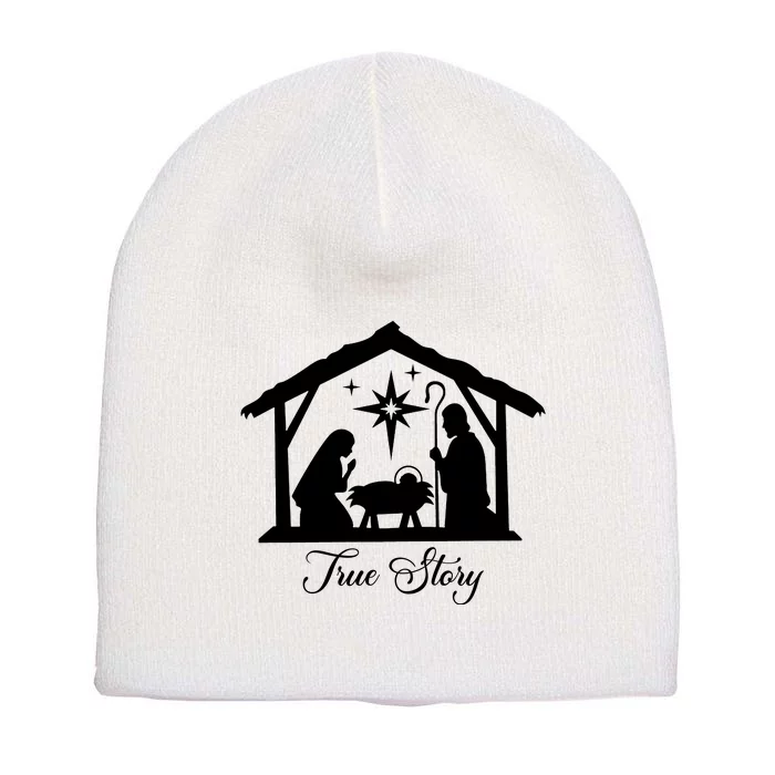 True Story Jesus Christmas Short Acrylic Beanie