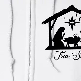 True Story Jesus Christmas Full Zip Hoodie