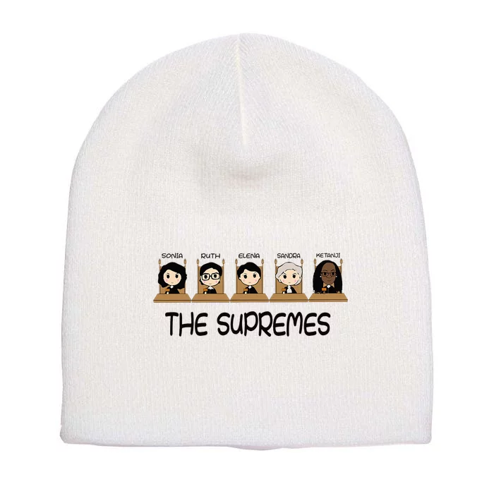 THE SUPREMES Ketanji Brown Jackson RBG Sotomayor cute Short Acrylic Beanie