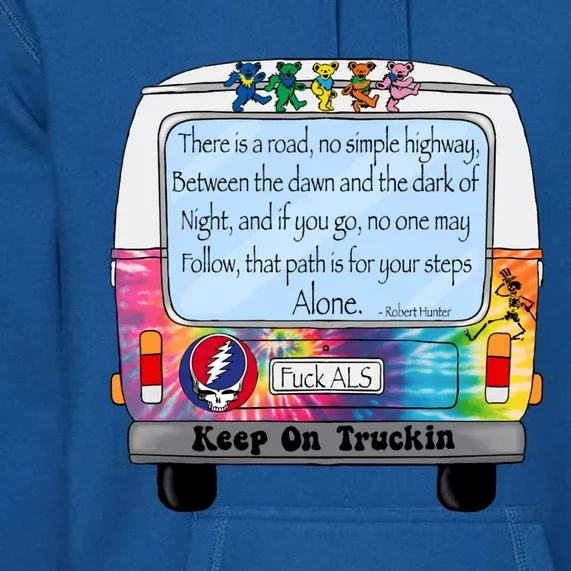 Truckin Shirts Keep On Truckin Premium Hoodie